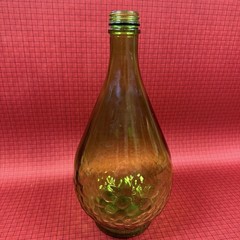 VTG GALLO Flavor Guard Glass Green Half Gallon Empty Decorative Bottle No Lid