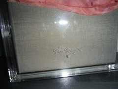 Dom Perignon 1995 Rose Acrylic Box & 1996 Champagne Empty Bottle