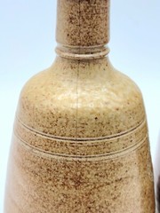 Vintage Jose Maria da Fonseca Portugal Brown Salt Glazed Stoneware Wine Bottles