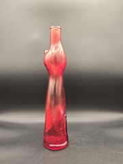Red Mosel Riesling Qualitatswein Red Cat Empty Wine Bottle Cat Lovers AS-IS