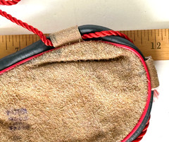 Handmade Curved Goat Leather Canteen 2 Liter Traditional Spanish Bota Bag VTG