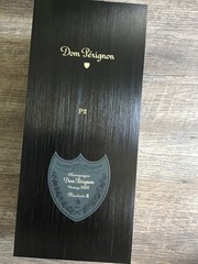Rare Dom Perignon P2 2002 Vintage Display Box w/ Metal Frontplate/Dust Bag –