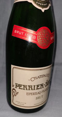 Vtg Perrier Jouet 1978 Brut Champagne green glass 750 mL wine bottle (EMPTY)