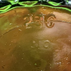 VTG GALLO Flavor Guard Glass Green Half Gallon Empty Decorative Bottle No Lid