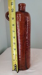 Vintage Stoneware Wine Bottles Newberry Wine And Lancers Wine Red Brown Wine Art