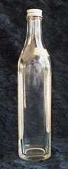 VTG Fu-ki Japanese Plum Wine Glass Bottle, Produced & Bottled in Japan, Empty