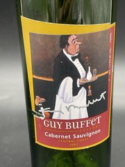 Guy Buffet Cellars 2002 Cabernet Sauvignon Empty Bottle Artwork by Guy Buffet