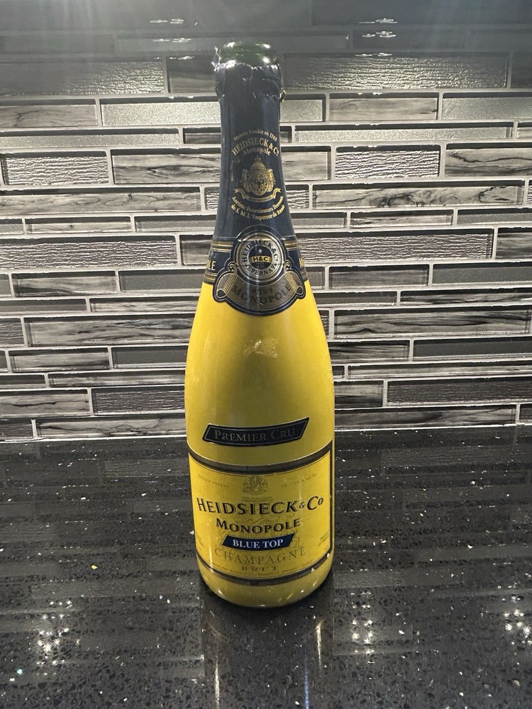 Monopole Heidsieck And Co. Blue Top Champagne Brut Empty Bottle