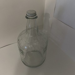 Vintage MOGEN & DAVID 1 GALLON Clear GLASS WINE BOTTLE With Lid – Star Of David