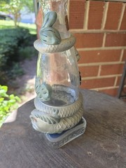 RARE VIARENGO SAP TORINO Wine Snake Bottle 12&Prime; From Italy