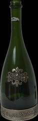 2 Segura Viudas Brut Reserva Heredad Cava Champagne Wine Bottle with Pewter Base