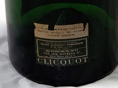 Empty Veuve Clicquot Ponsardin Brut Champagne Glass Bottle 3 Liter 19&Prime; France