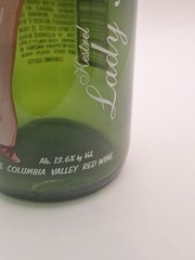 Lady In Red Cut Kestral Collectible 5th Ed. Wine Bottle