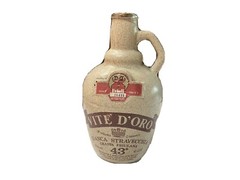 Vintage Pottery Corked Vino Vite D’oro Decorative Wine Bottle 1985 Italy 8x 4”