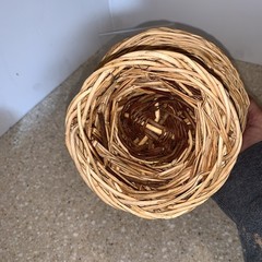 VINTAGE WICKER Demi John & WINE BOTTLE HOLDER ?LOT 3