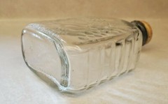 Vintage Berrycup Wines 2/5 Pint Glass Wine Bottle Yonkers, New York