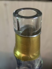 Empty Bottaro Spiral Glass Wine Bottle Italy 15.5” With Raffia wrap
