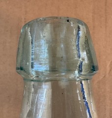 Vintage Green Glass Demijohn Aqua Gallon Bottle – 15&Prime;H X 6&Prime;Dia Ships FREE in USA