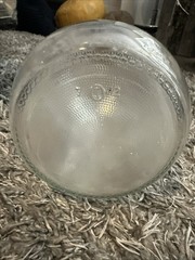 Vintage Wine Glass Jug, One Gallon Bottle