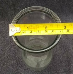 Vintage Paul Masson Glass Wine Carafe 10 3/4 » tall – Name at bottom