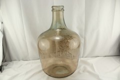 Vidrio San Miguel Large Embossed Wine Jug 17&Prime;