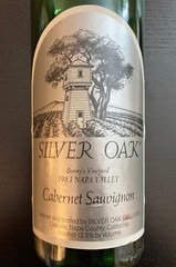 1983 SILVER OAK WINE BOTTLE – BONNY&rsquo;S VINEYARD NAPA VALLEY