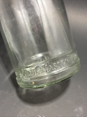 Vintage Paul Masson Glass Wine Carafe 10 3/4 » tall – Clear-Embossed Lettering