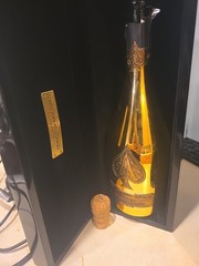 Ace of Spades Armand de Brignac Champagne 750ml Empty Bottle, BOX AND CASE
