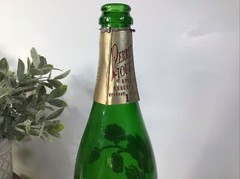 Vintage Perrier-Jouet Fleur De Champagne Bottle~1976~Hand Painted Flowers~Empty~
