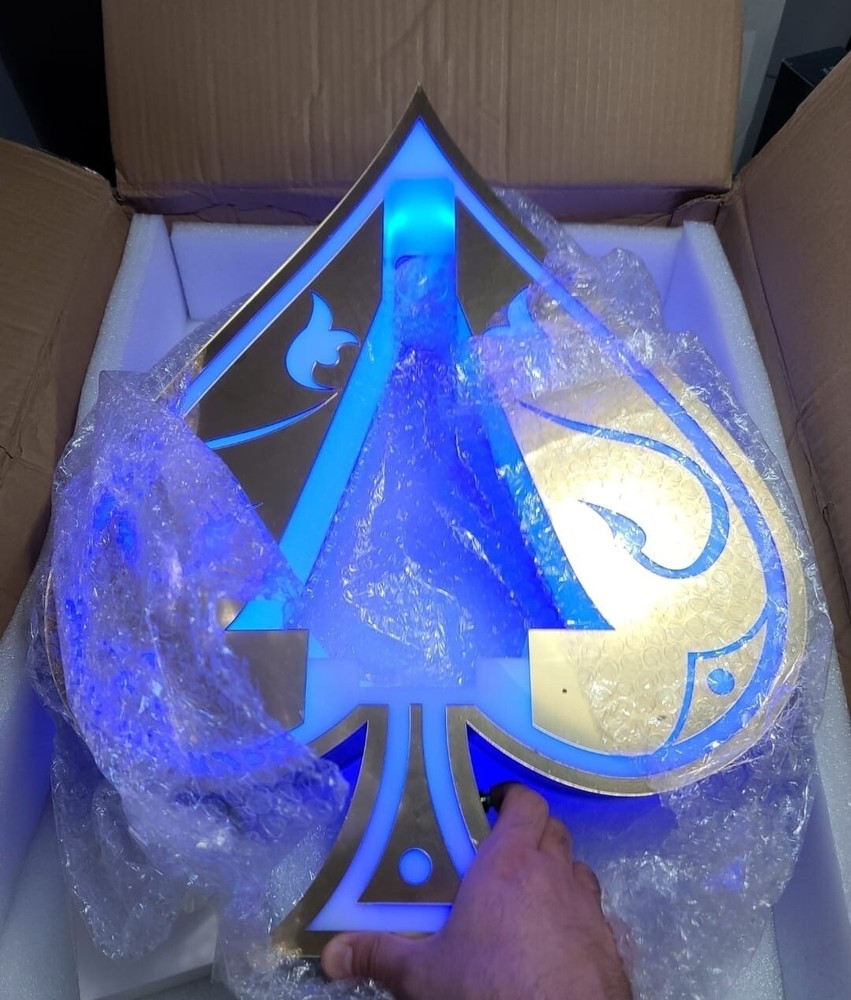 Ace OF SPADES CHAMPAGNE LED DISPLAY (MAGNUM) SHOW VIP!!