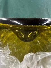 CHAMPAGNE EMPTY GLASS BOTTLE 3 LITER SIGNED BLK