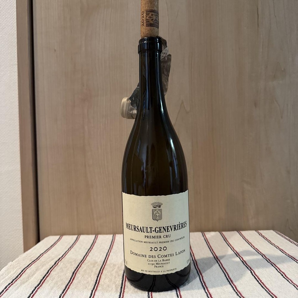 Domaine des Comtes Lafon Meursault Genevrieres 2020 Empty Bottle with CORK