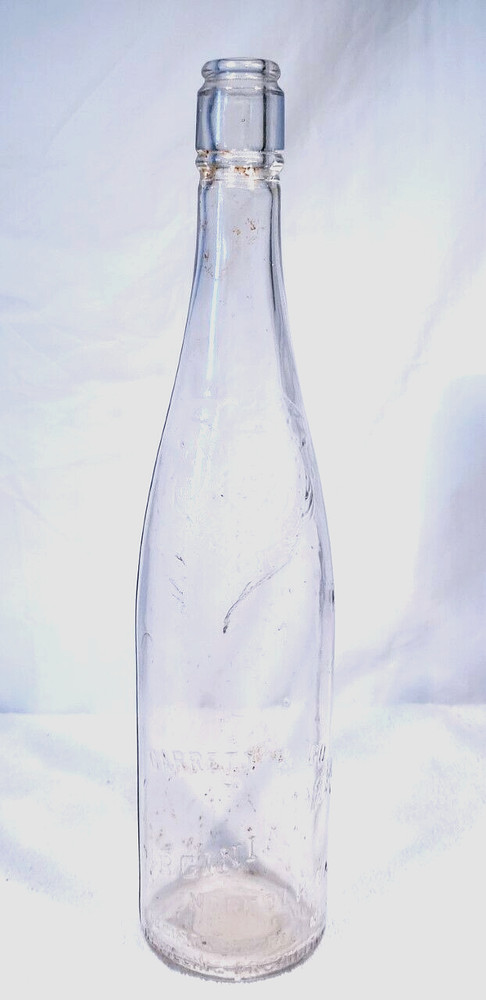 VTG Bottle 1940&rsquo;s Garrett Virginia Dare Wine 4/5 Quart Clear #44