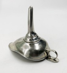 Vintage French Etains Du Manoir pewter Wine funnel France
