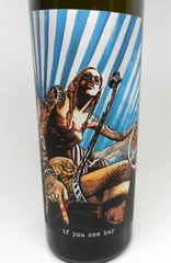 If You See Kay empty brown wine bottle sexy hot rod tattoo rock n roll girl