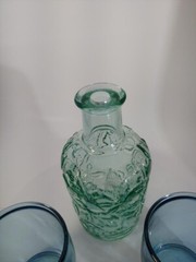 Canadian wine bottle and two glasses