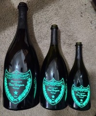 JEROBOAM dom Perignon luminous champagne Bottle EMPTY 750mL(JUST 1 BOTTLE)