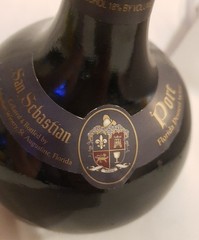 Vintage San Sebastian Port St. Augustine FL Dessert Wine Bottle EMPTY