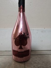 ACE OF SPADES ROSE (ARMAND DE BRIGNAC) 750ML EMPTY CHAMPAGNE BOTTLE No BOX