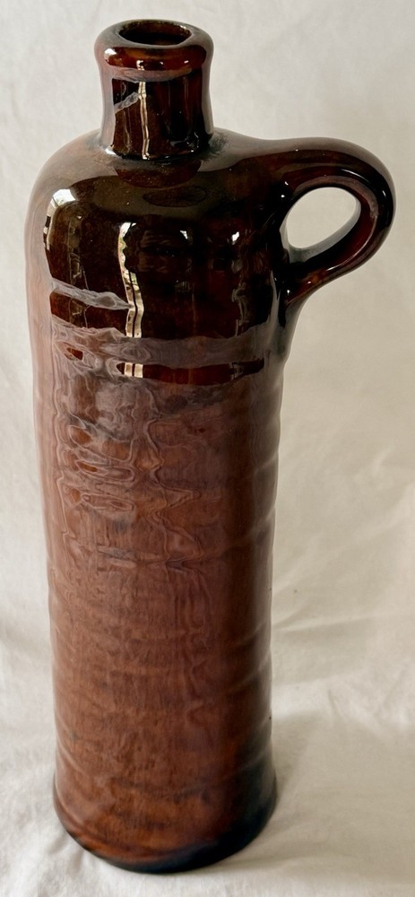 Brown Glazed Newberry Wine Bottle