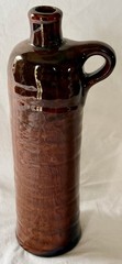 Brown Glazed Newberry Wine Bottle