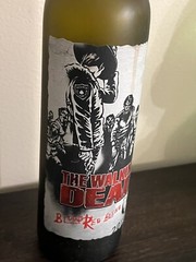 The Walking Dead Blood Red Blend Wine Bottle Empty 750ml Exclusive 2015 AMC