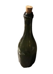 Vintage Green Inverted Bottom Wine Bottle with Cork