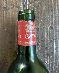 Chateau Mouton Rothschild Wine Bottle Empty 1995 RARE France Collectible 750 ML