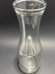 Vintage Paul Masson Glass Wine Carafe 10 3/4 » tall – Clear-Embossed Lettering