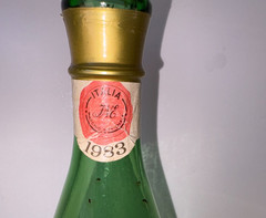 Vtg 1983 Fazi-Battaglia Classico empty Glass Wine Bottle Italy P