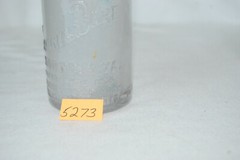 Vintage Garrett & Co Inc Virginia Dare Clear Glass Wine Bottle New York