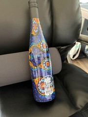 Vibrant Vine Decorative Wine Bottle 2015 Woops? Okanagan Valley BC Canada