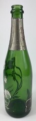 1975 Perrier-Jouet Fleur De Champagne France Empty Bottle Hand Painted Vintage
