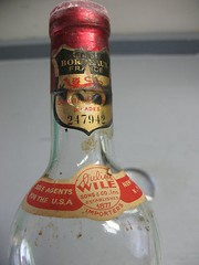 BORDEAUX ROSE ENTREPOTS DE BOUTAUT 1961 JULIUS WILE NY NUMBERED
